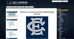 Desktop Screenshot of ecmhs.clarendon3.org